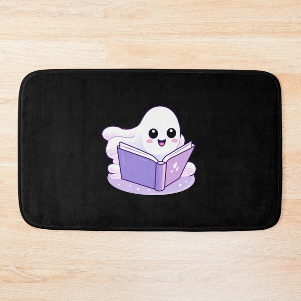 Item preview, Cute halloween ghost reading pink book designed and sold by Mateusz Majcherek.