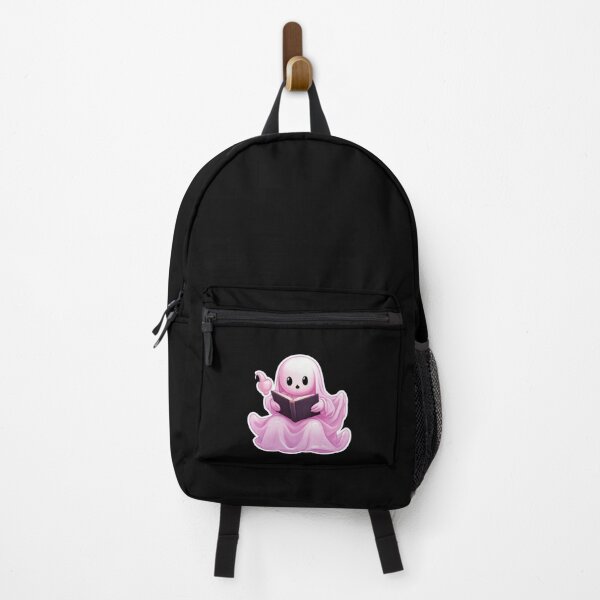 Item preview, Cute halloween ghost reading pink book designed and sold by Mateusz Majcherek.