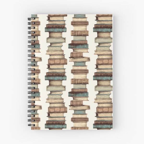 Item preview, Libros antiguos apilados y repetidos designed and sold by PatternsFTW.