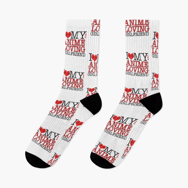 Item preview, I Love My Anime Girlfriend I Heart My GF Valentines Day Couples Gift designed and sold by shoptshirtswag.
