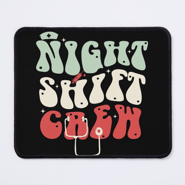 Item preview, Night Shift Nurse Crew Retro Christmas Nursing Midnight Team designed and sold by Sasikharn.