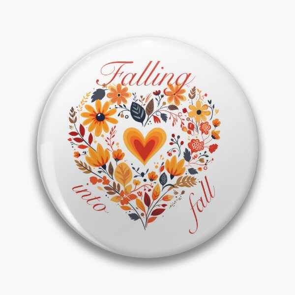 Item preview, Falling into fall Autumn Heart designed and sold by RetroPrints.