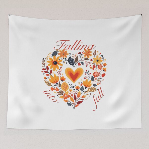 Item preview, Falling into fall Autumn Heart designed and sold by RetroPrints.