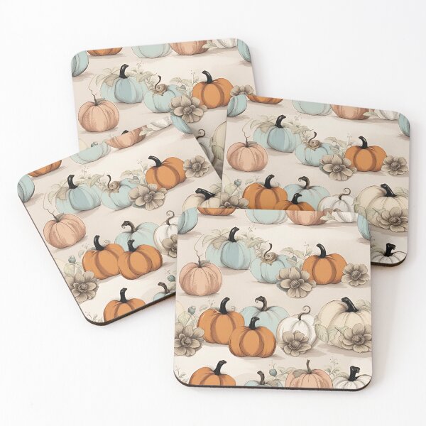 Item preview, Shabby Chic Autumn Pumpkins designed and sold by Silvermoonmyst.