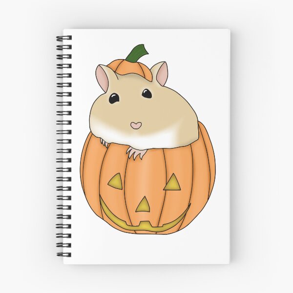 Item preview, Gerbil in pumpkin (cute golden gerbil Halloween costume) designed and sold by Becky-Marie.