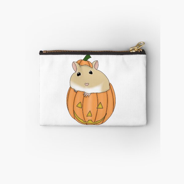 Item preview, Gerbil in pumpkin (cute golden gerbil Halloween costume) designed and sold by Becky-Marie.