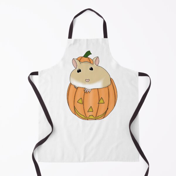 Item preview, Gerbil in pumpkin (cute golden gerbil Halloween costume) designed and sold by Becky-Marie.