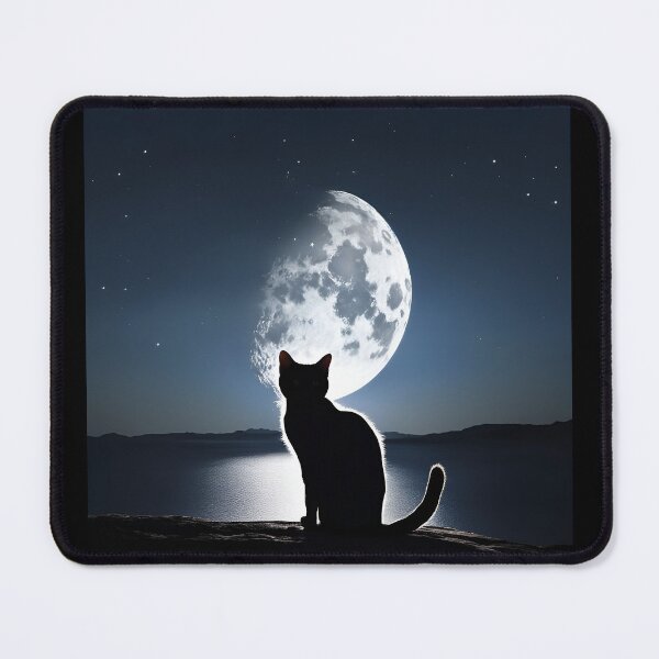 Item preview, Cat in moonlight designed and sold by Pynting.