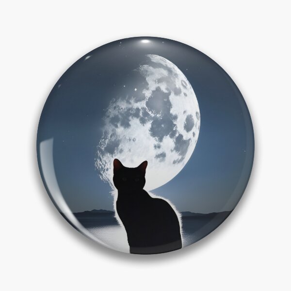 Item preview, Gato a la luz de la luna designed and sold by Pynting.