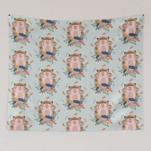 Item preview,  playful hedgehog  designed and sold by DianalargeART.