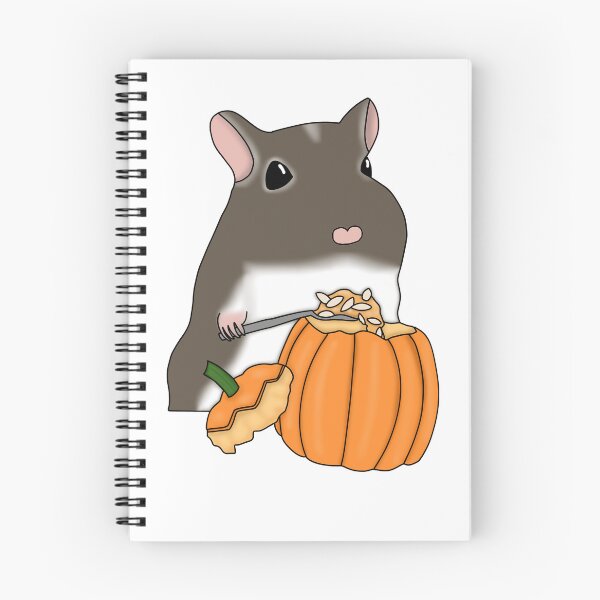 Item preview, Gerbil carving pumpkin (cute brown gerbil Halloween costume) designed and sold by Becky-Marie.