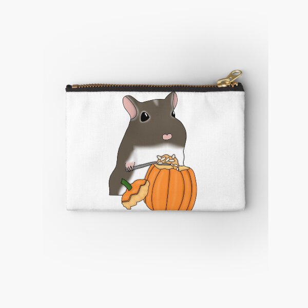 Item preview, Gerbil carving pumpkin (cute brown gerbil Halloween costume) designed and sold by Becky-Marie.