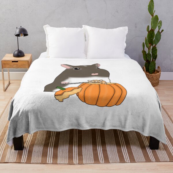 Item preview, Gerbil carving pumpkin (cute brown gerbil Halloween costume) designed and sold by Becky-Marie.