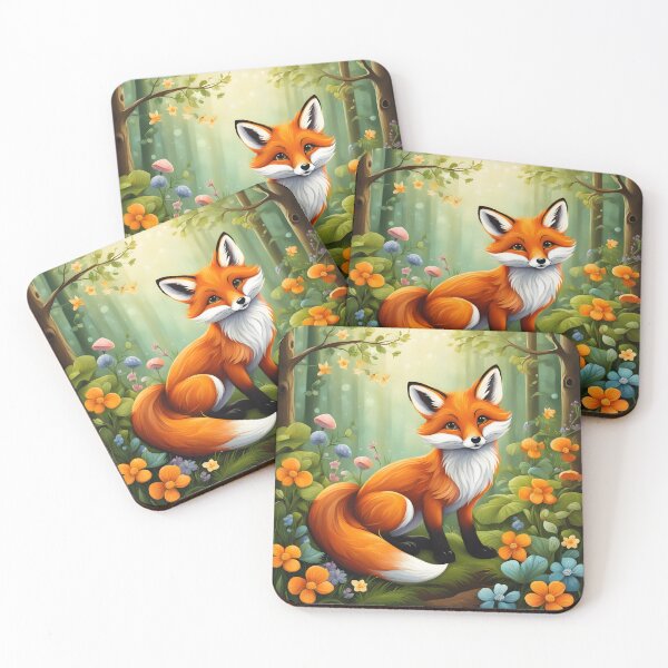 Item preview, Forest Fox Portrait designed and sold by Sadia  Jannat.