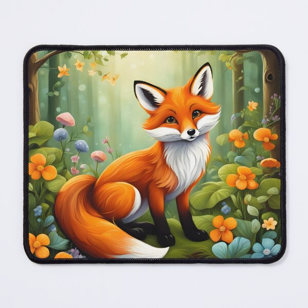 Item preview, Forest Fox Portrait designed and sold by Sadia Jannat.