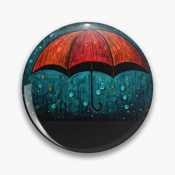 Artikelvorschau, Regenschirm-Kaleidoskop – abstrakte Kunst auf einer Tafel-Leinwand, KI generiert entworfen und verkauft von OlfactoART Studio.