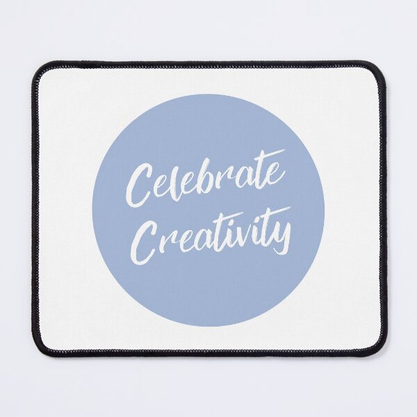 Item preview, Celebrate Creativity / Pastel Blue designed and sold by Croquis & Delight.