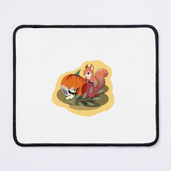 Item preview, Adorable Fall Friends with pumpkins (Yellow) designed and sold by Esme Campbell.
