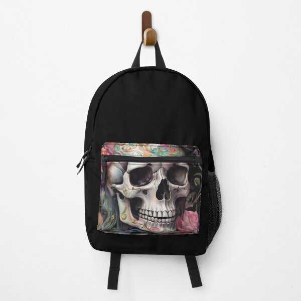 Item preview, Cute and Creepy Scull with flowers designed and sold by Zvezdas1991.