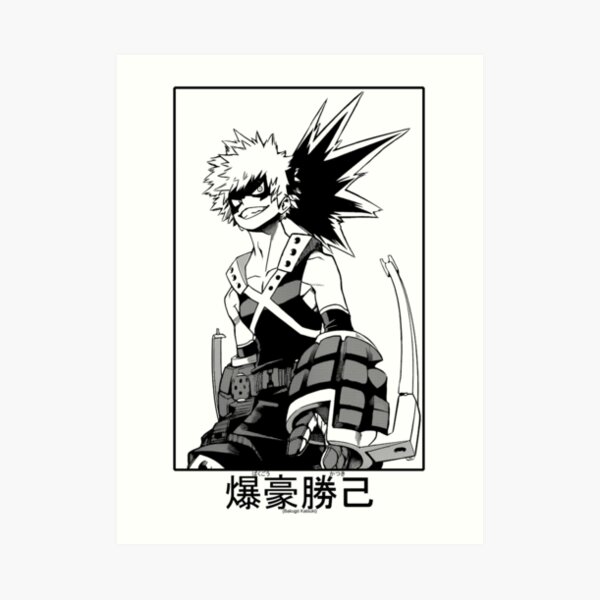 Katsuki Bakugo Art Print