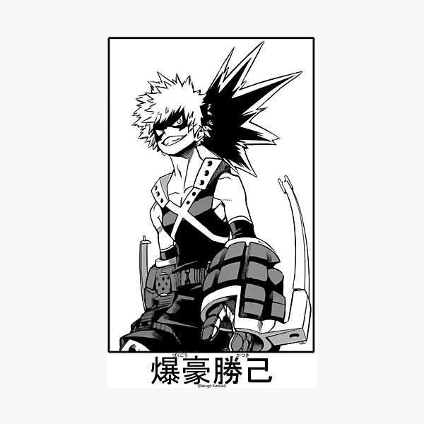 Katsuki Bakugo Fotodruck