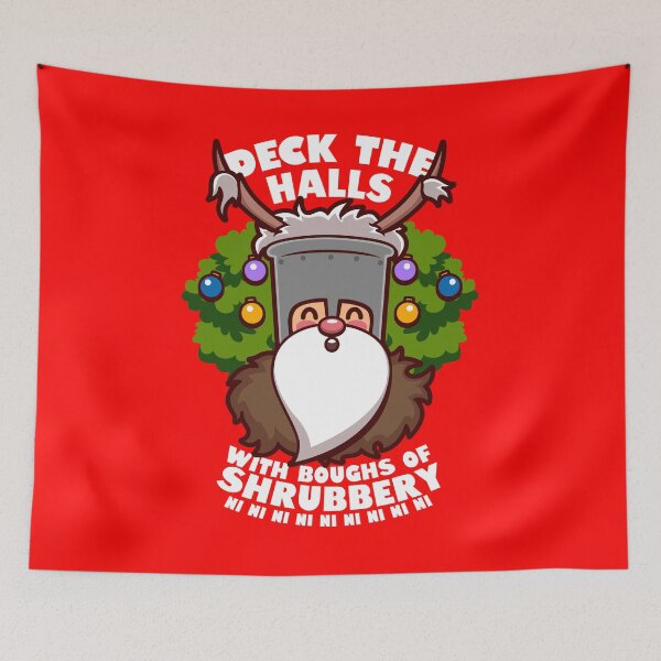 Item preview, Funny Cute Retro Vintage Kawaii Knights Who Say Ni Christmas Song Meme designed and sold by BoggsNicolasArt.