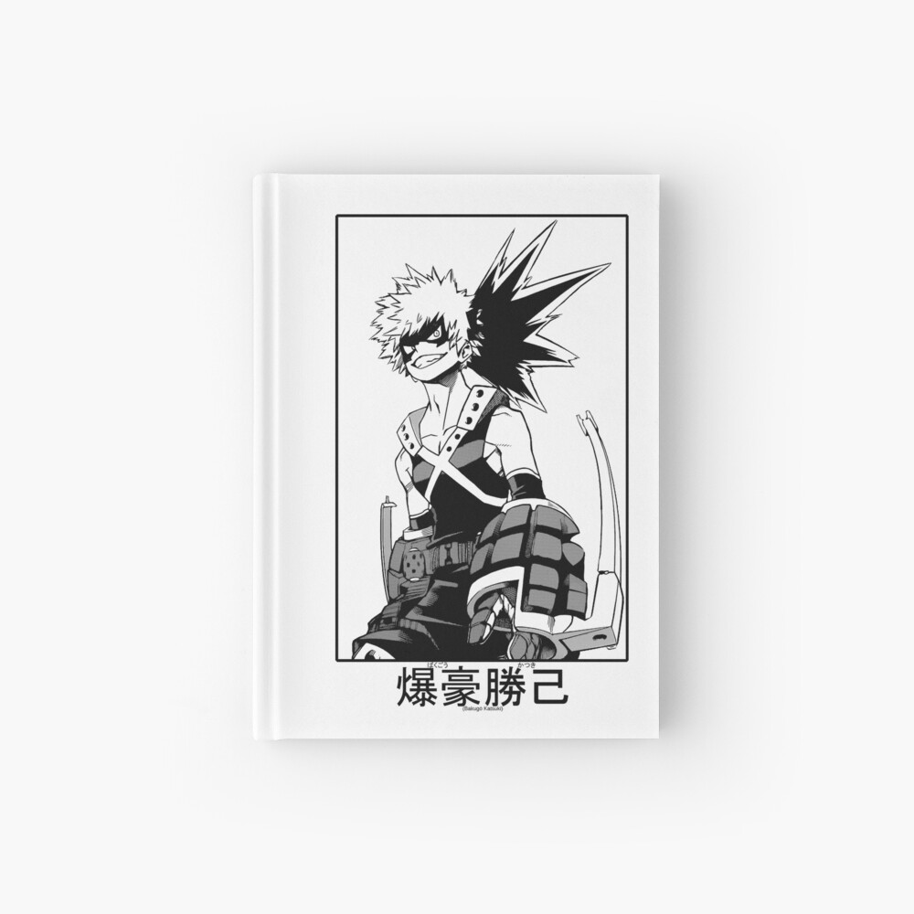 "Katsuki Bakugo" Hardcover Journal for Sale by solidmega | Redbubble