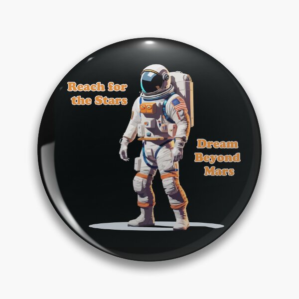 Item preview, Astronaut Reach for the Stars Dream Beyond Mars designed and sold by Zipzadoo.