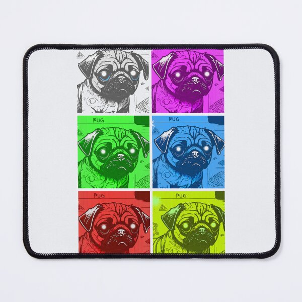 Item preview, Pug Sketchbook 7 COLLAGE designed and sold by RedBluffTraders.