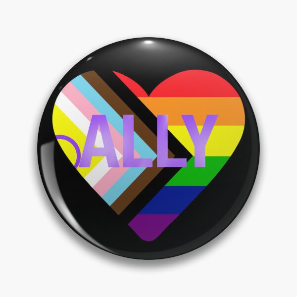 Item preview, 2021 Intersex-Inclusive Progress Pride Flag Heart ALLY designed and sold by NYXFN.