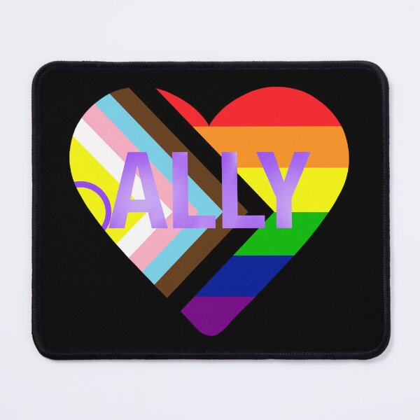 Item preview, 2021 Intersex-Inclusive Progress Pride Flag Heart ALLY designed and sold by NYXFN.