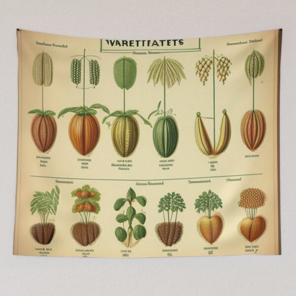 Item preview, Vintage seed chart designed and sold by Roxburylane.
