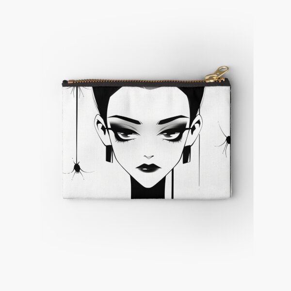 Item preview, gothic portrait of a lady with additional spiders in the spirit of true halloween for goths and other misfits designed and sold by Productsbane.