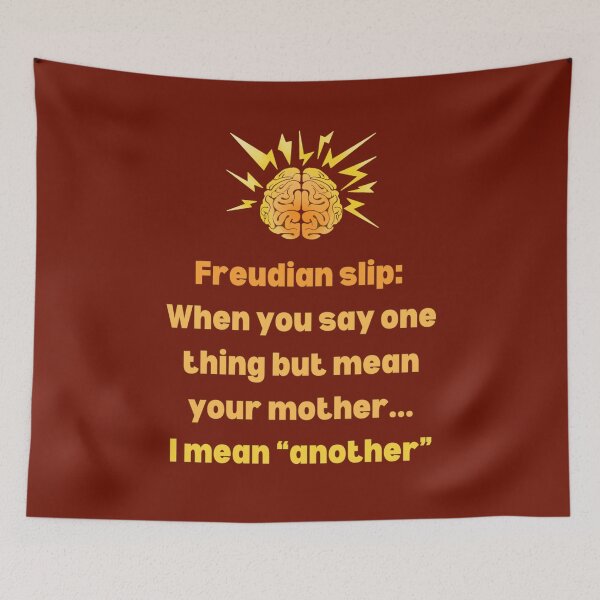 Item preview, Freudian Slip. Funny Psychology Definition designed and sold by Rebel-Design.