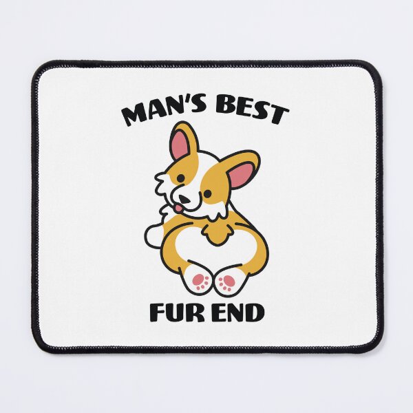 Item preview, Cute Corgi Butt, Man's Best Fur End designed and sold by Maria Garcia.