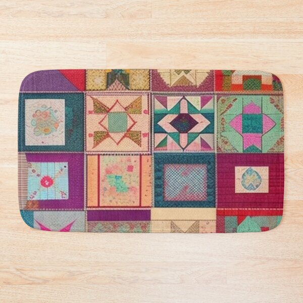 Item preview, Vintage Patchwork quilt  designed and sold by Roxburylane.