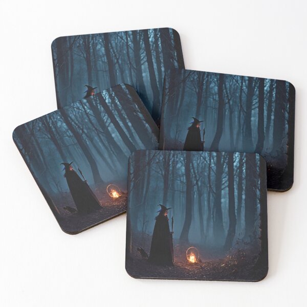 Item preview, Warlock In The Night Time Woods designed and sold by KoliBabb.