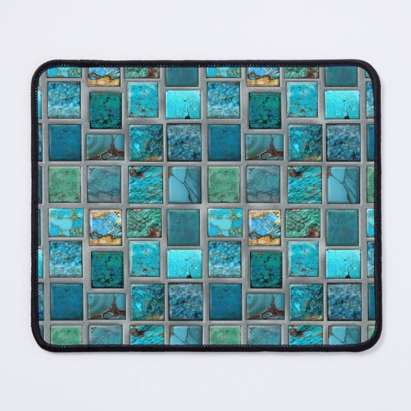 Item preview, Turquoise Tiles designed and sold by Marcia and Ron Stacy Studios.