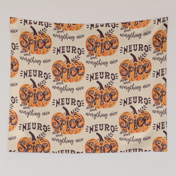 Item preview, Neurospice And Everything Nice Audhd Pumpkin designed and sold by SubtleSplit.
