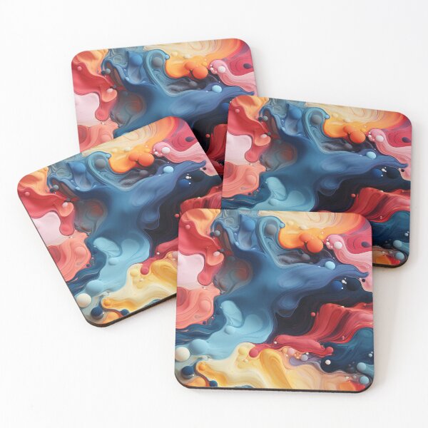 Item preview, Fluid color seamless pattern designed and sold by MiraCleAI.