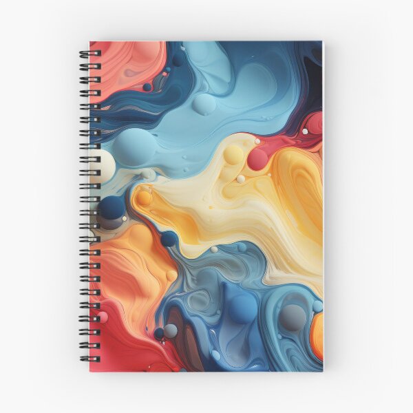 Item preview, Fluid color seamless pattern designed and sold by MiraCleAI.