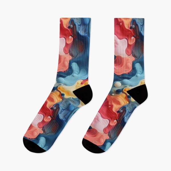 Item preview, Fluid color seamless pattern designed and sold by MiraCleAI.