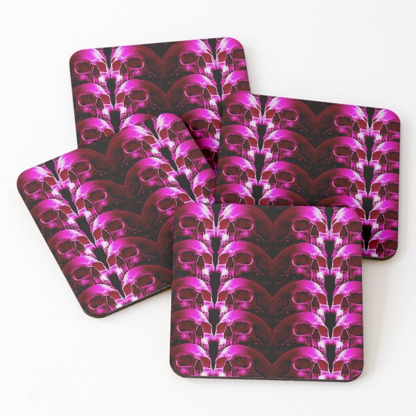 Item preview, purple skull designed and sold by l-art-a-titi.