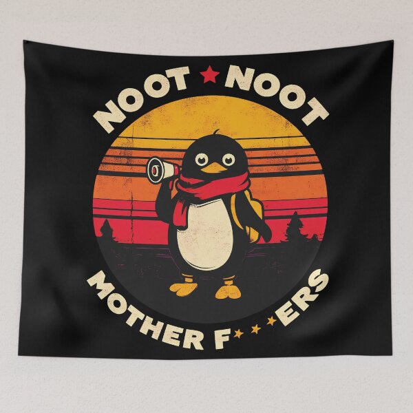 Item preview, Penguin Megaphone "Noot Noot, Mother F****ers" designed and sold by nicestr.