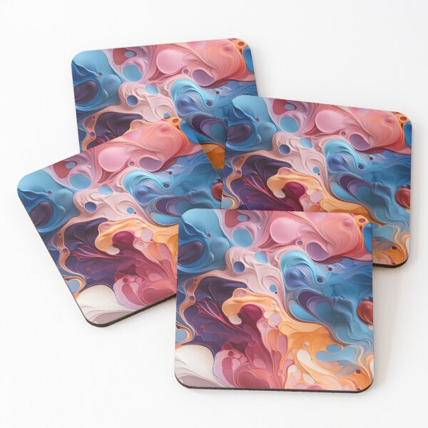 Item preview, Fluid color seamless pattern designed and sold by MiraCleAI.