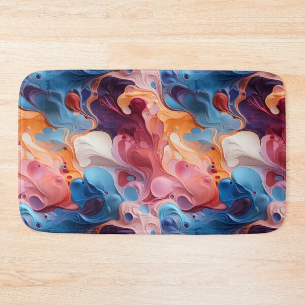 Item preview, Fluid color seamless pattern designed and sold by MiraCleAI.