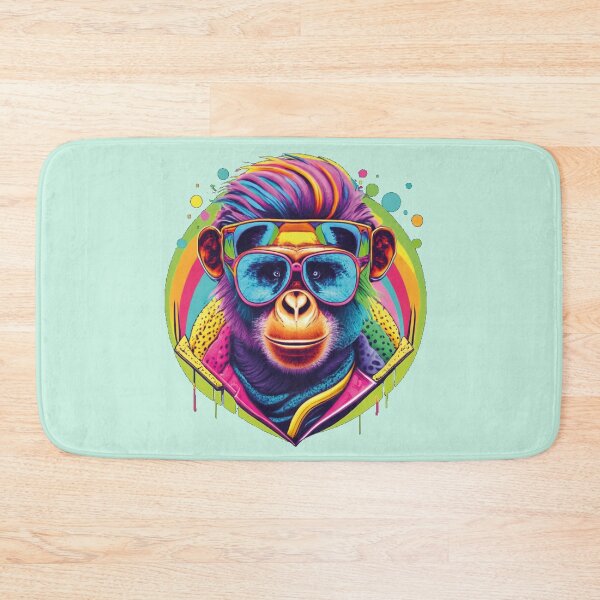 Item preview, Unique techno monkey designed and sold by LuckyFamily.