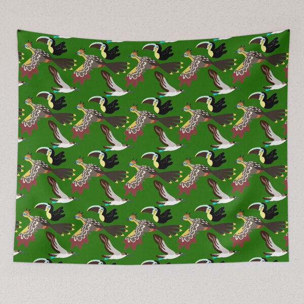 Item preview, South American Birds (Green) designed and sold by vulpiniquest.