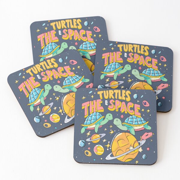 Item preview, Space Turtles designed and sold by QUOTABLE STICKERS.