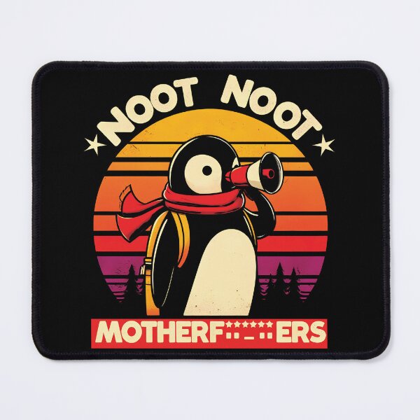 Item preview, "Noot Noot, Mother F****ers" Penguin Megaphone designed and sold by nicestr.